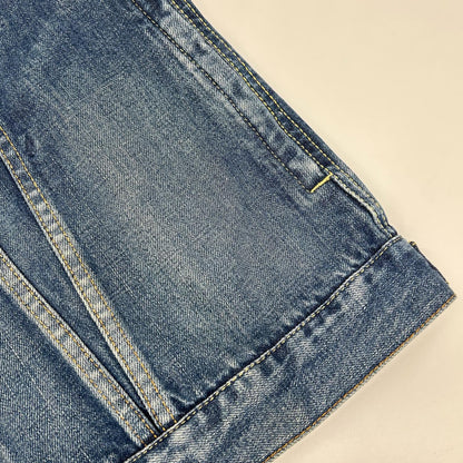 VISVIM ビズビム 0115105006003 15ss　103 JKT DAMAGED ブルー デニムジャケット ジャケット