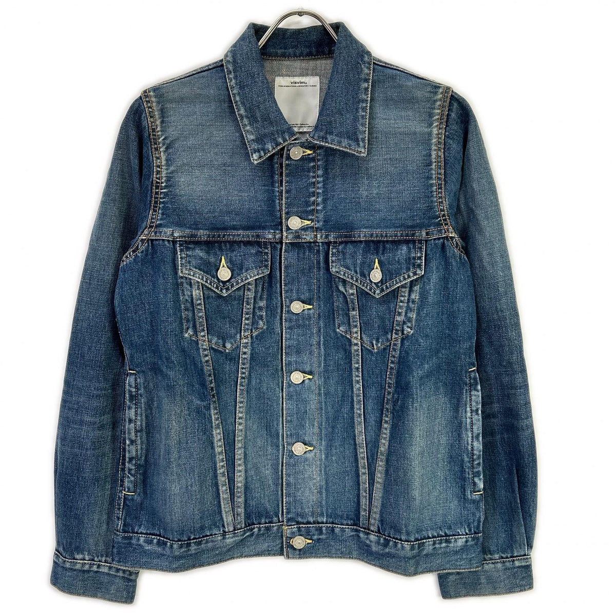 VISVIM ビズビム 0115105006003 15ss　103 JKT DAMAGED ブルー デニムジャケット ジャケット