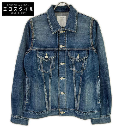 VISVIM ビズビム 0115105006003 15ss　103 JKT DAMAGED ブルー デニムジャケット ジャケット