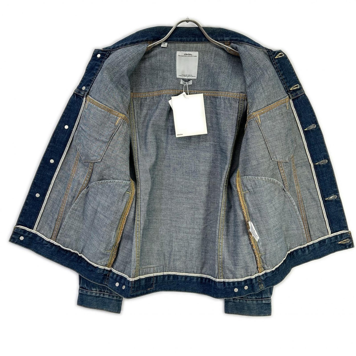VISVIM ビズビム 0115105006003 15ss　103 JKT DAMAGED ブルー デニムジャケット ジャケット