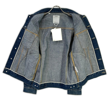 VISVIM ビズビム 0115105006003 15ss　103 JKT DAMAGED ブルー デニムジャケット ジャケット