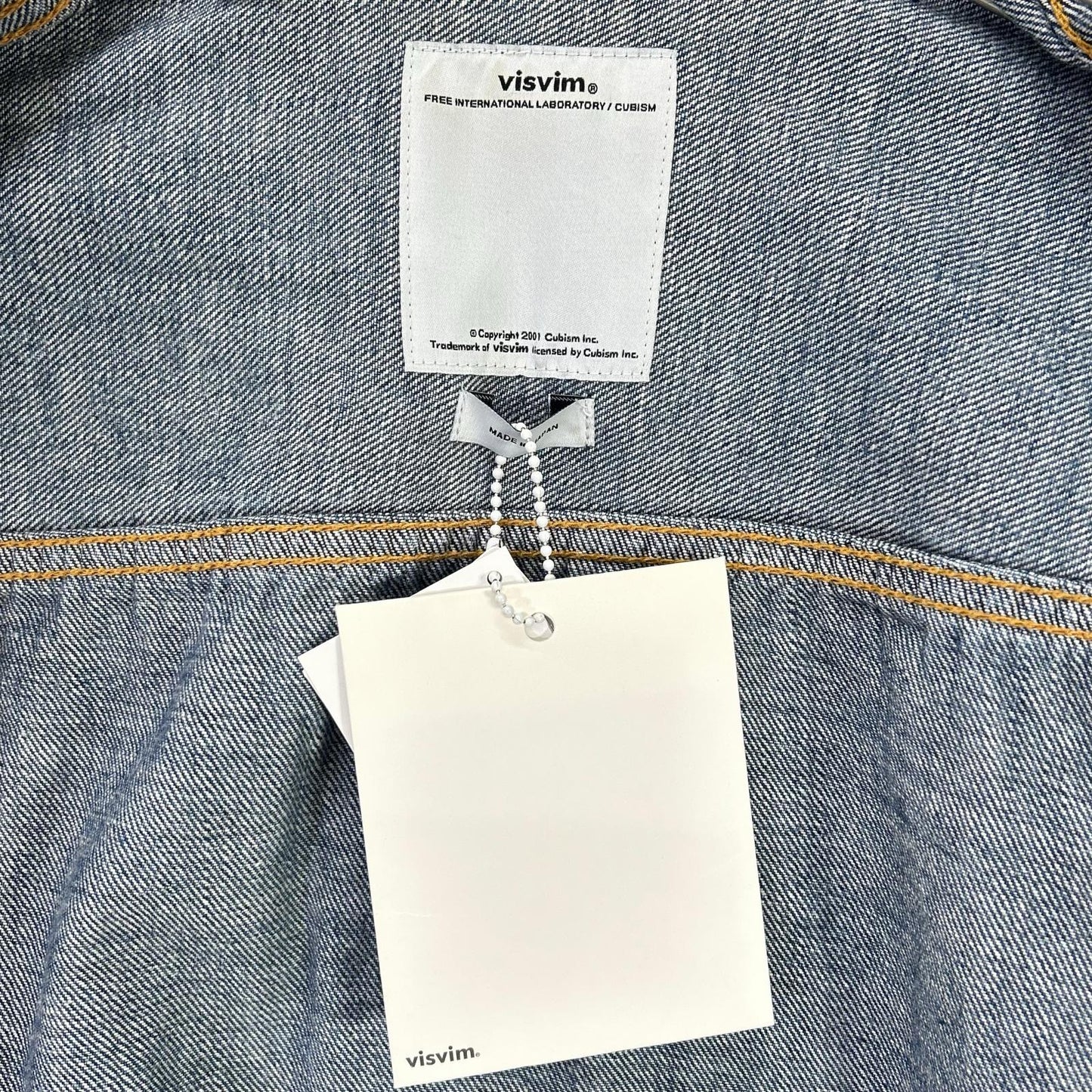 VISVIM ビズビム 0115105006003 15ss　103 JKT DAMAGED ブルー デニムジャケット ジャケット