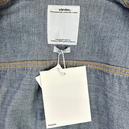 VISVIM ビズビム 0115105006003 15ss　103 JKT DAMAGED ブルー デニムジャケット ジャケット