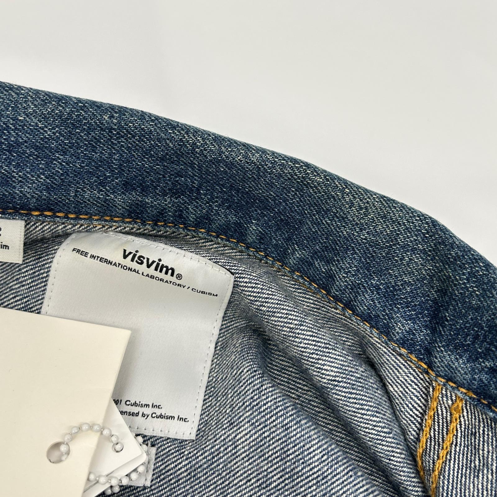 VISVIM ビズビム 0115105006003 15ss　103 JKT DAMAGED ブルー デニムジャケット ジャケット