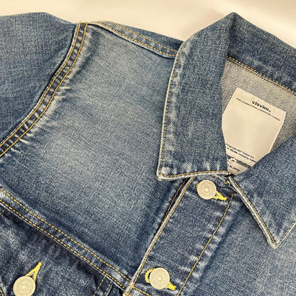 VISVIM ビズビム 0115105006003 15ss　103 JKT DAMAGED ブルー デニムジャケット ジャケット