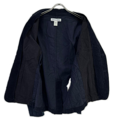 COMMEdesGARCONS SHIRT コムデギャルソンシャツ S22169 14年製 ネイビー コットン×コーデュロイ ジャケット ジャケット