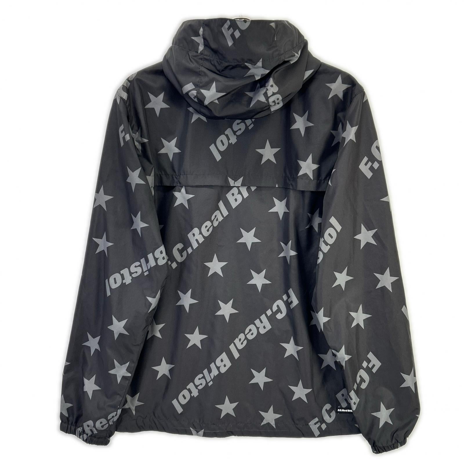 F.C.Real Bristol エフシーリアルブリストル FCRB-160021 ブラック×グレー 16SS STAR WARM UP JACKET ジャケット