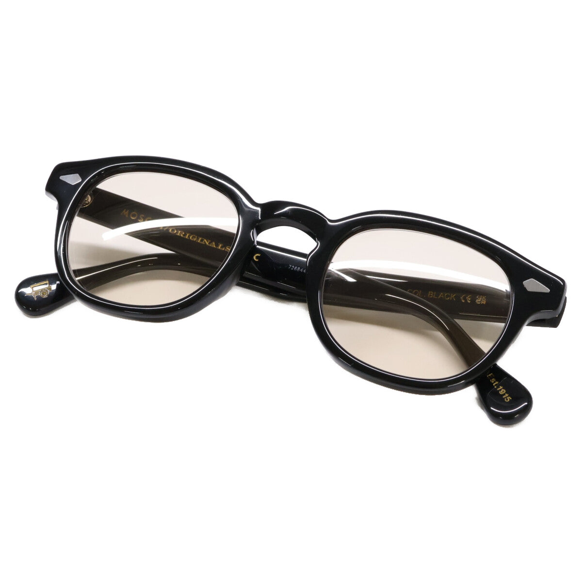 MOSCOT モスコット LEMTOSH COL.BLACK レムトッシュ カラーレンズ ウェリントンシェイプ サングラス