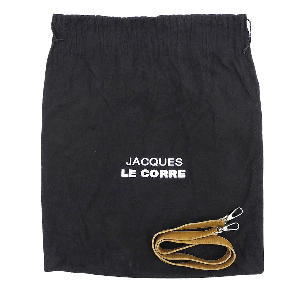 JACQUES LE CORRE ジャックルコー 美品 リスボン ミニ ボストンバッグ 2WAY ショルダー ハンドバッグ メンズ ブラウン ハンドバッグ