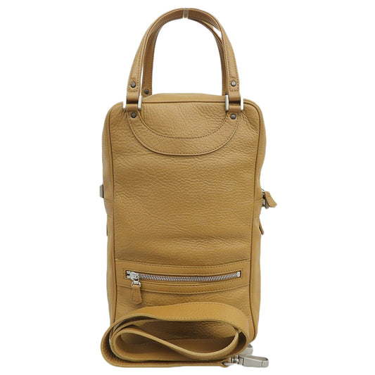 JACQUES LE CORRE ジャックルコー 美品 リスボン ミニ ボストンバッグ 2WAY ショルダー ハンドバッグ メンズ ブラウン ハンドバッグ