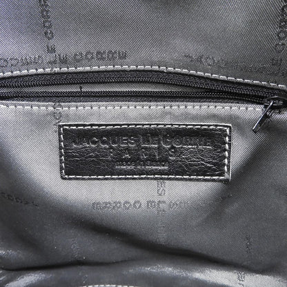 JACQUES LE CORRE ジャックルコー 美品 リスボン ミニ ボストンバッグ 2WAY ショルダー ハンドバッグ メンズ ブラウン ハンドバッグ