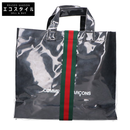 COMMEdesGARCONS コムデギャルソン x GUCCI 美品 OD-K221-051 シェリーライン ビニール トートバッグ