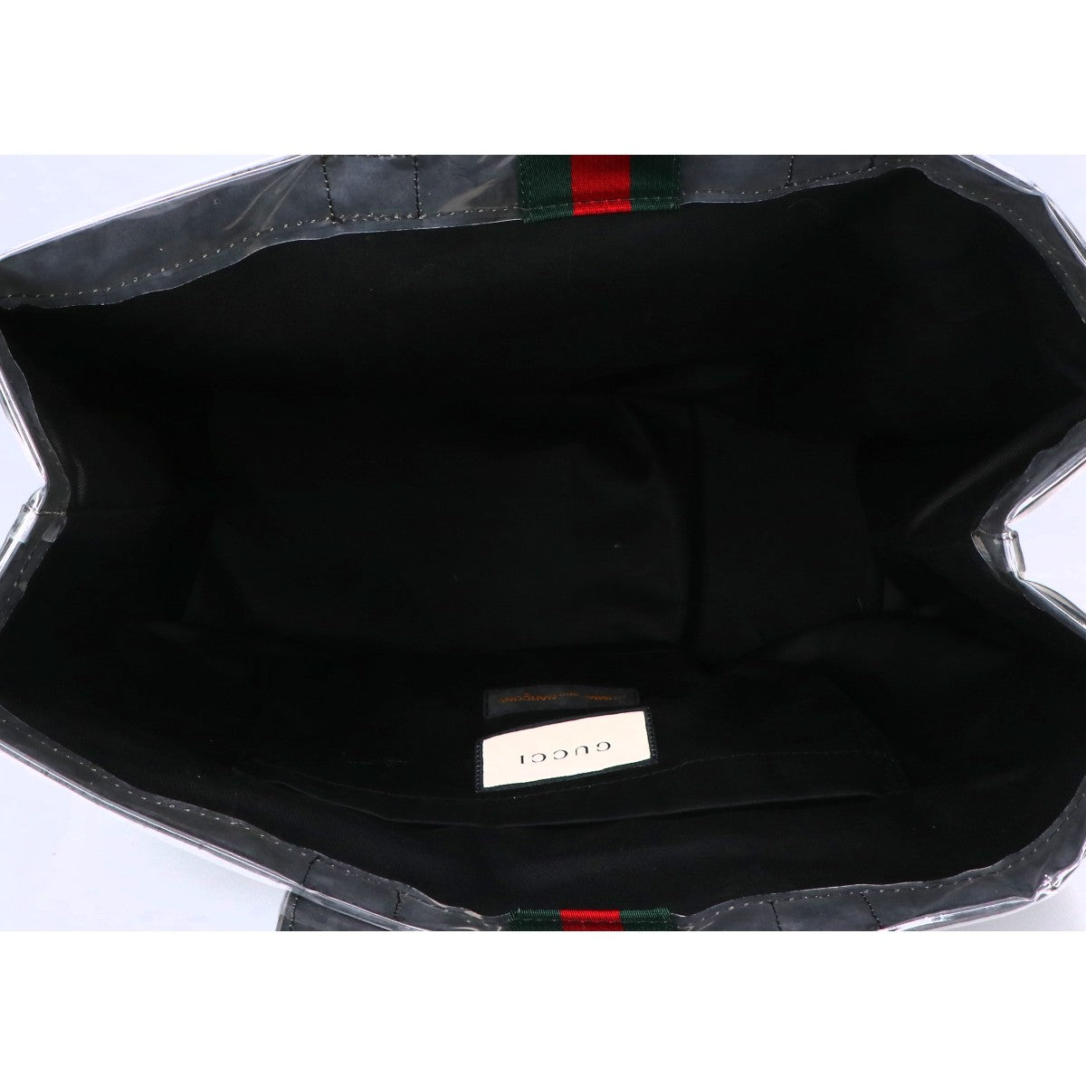 COMMEdesGARCONS コムデギャルソン x GUCCI 美品 OD-K221-051 シェリーライン ビニール トートバッグ