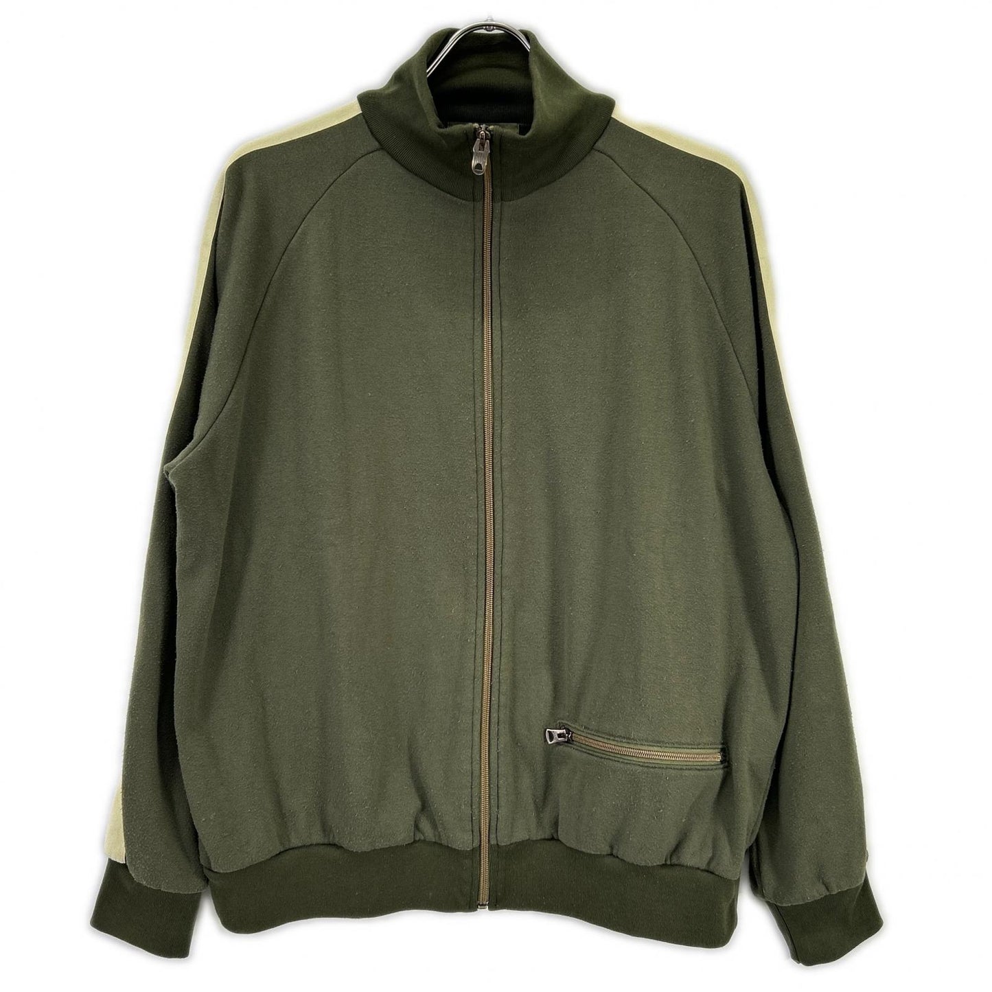 NIGEL CABOURN ナイジェルケーボン カーキ TRACK JACKET SANDWICH PILE ジャケット