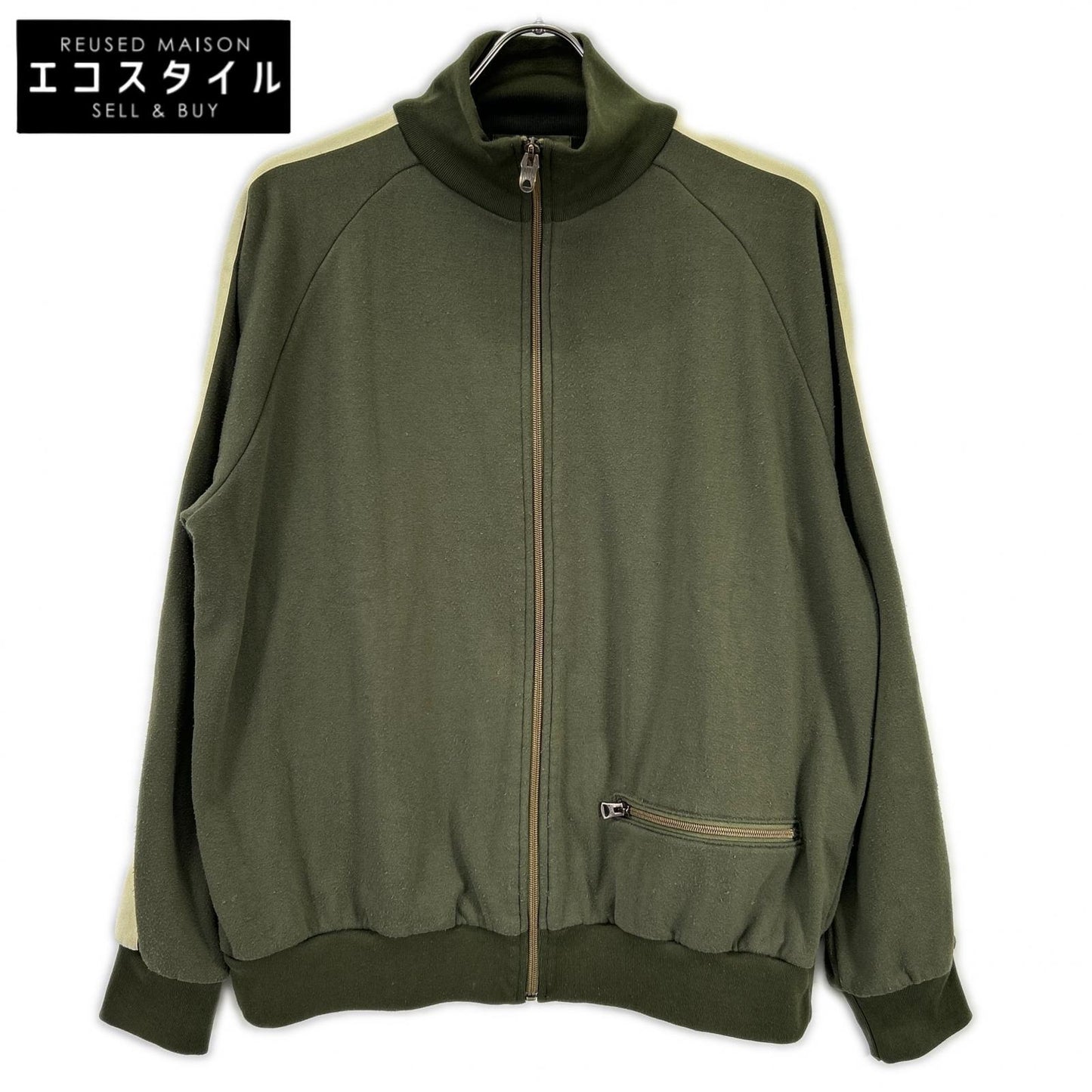 NIGEL CABOURN ナイジェルケーボン カーキ TRACK JACKET SANDWICH PILE ジャケット