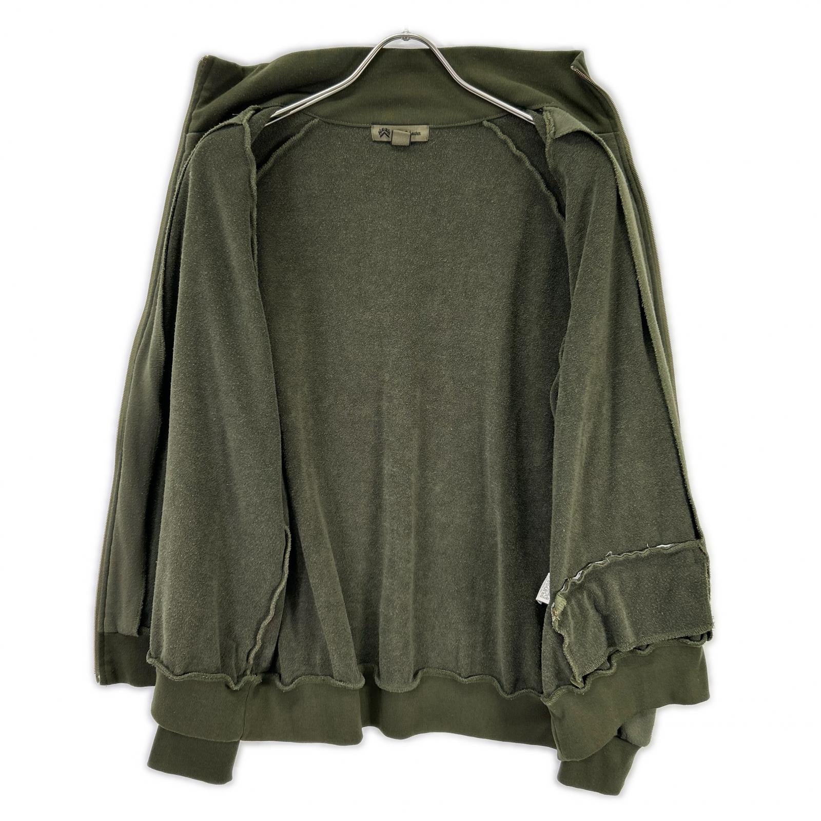 NIGEL CABOURN ナイジェルケーボン カーキ TRACK JACKET SANDWICH PILE ジャケット
