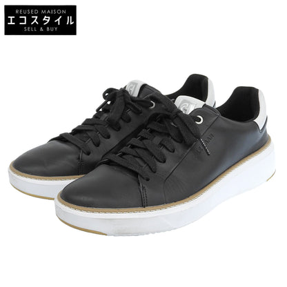 COLE HAAN コールハーン レザー スニーカー シューズ メンズ ブラック 8 1/2M C34225 シューズ