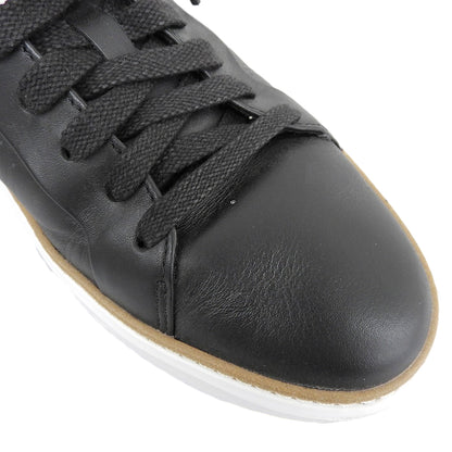 COLE HAAN コールハーン レザー スニーカー シューズ メンズ ブラック 8 1/2M C34225 シューズ