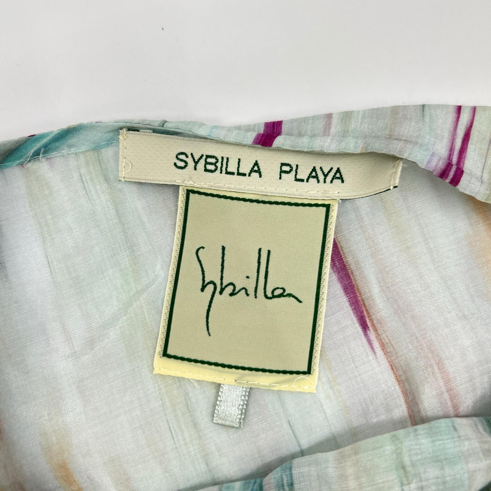 Sybilla シビラ GHEGK-06490 グリーン系 マーブルグラデーションワンピース ワンピース