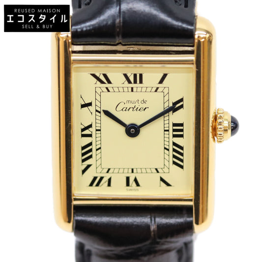 Cartier カルティエ マストドゥ カルティエ ヴェルメイユ QZ 腕時計