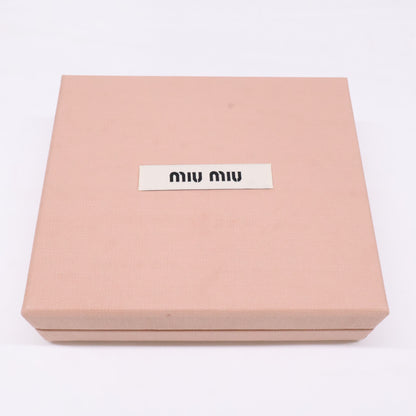 MIUMIU ミュウミュウ 【新品未使用】5MV204 AFPP F0002 MATELASSE マテラッセ 二つ折り財布 二つ折り財布（小銭入れあり）