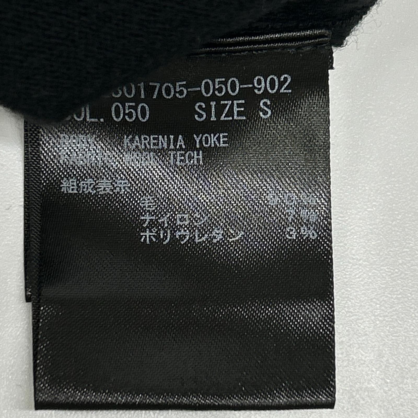 Theory セオリー 01-2301705 ブラック ウール長袖ニット トップス