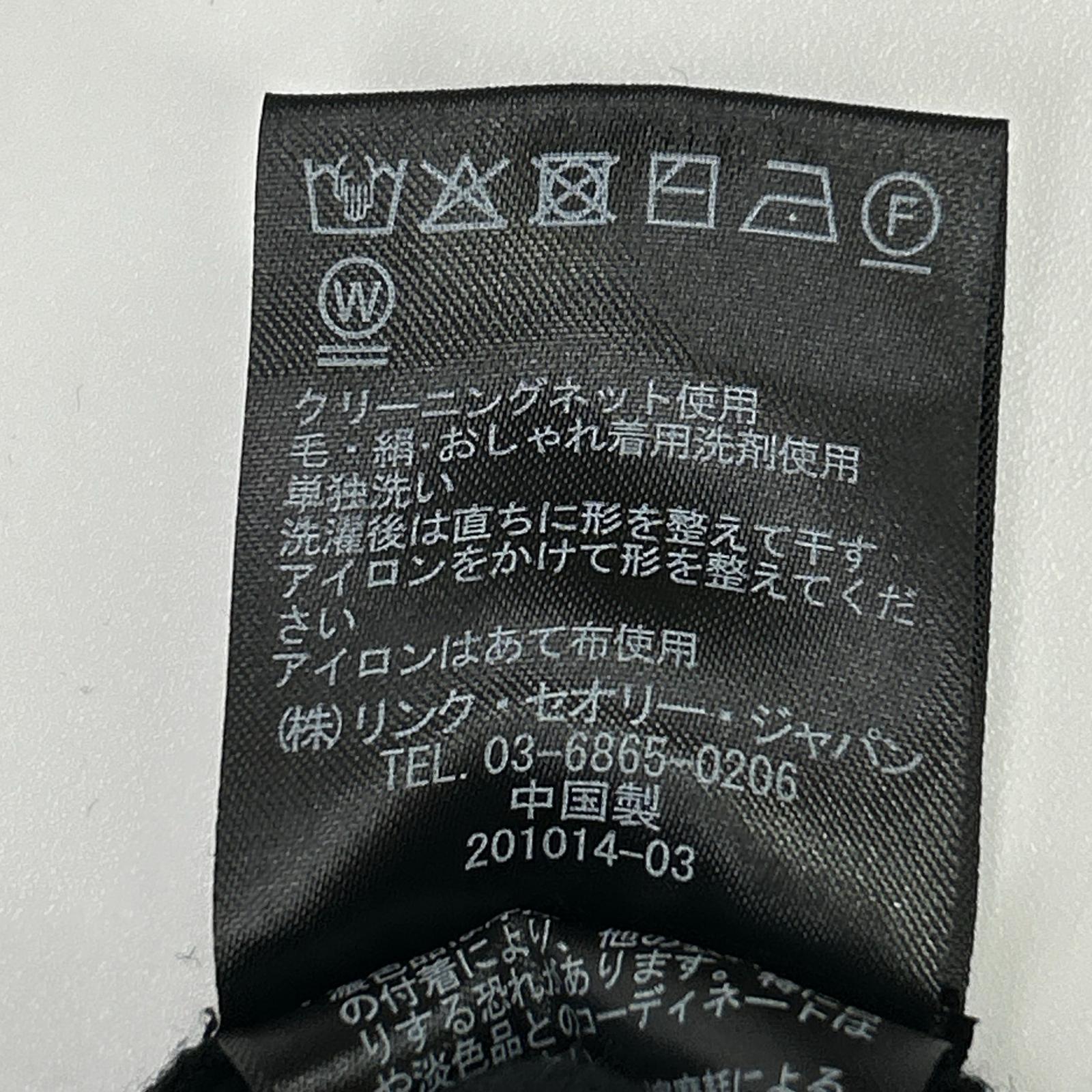 Theory セオリー 01-2301705 ブラック ウール長袖ニット トップス