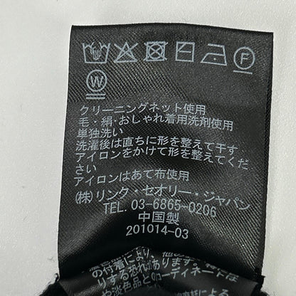 Theory セオリー 01-2301705 ブラック ウール長袖ニット トップス