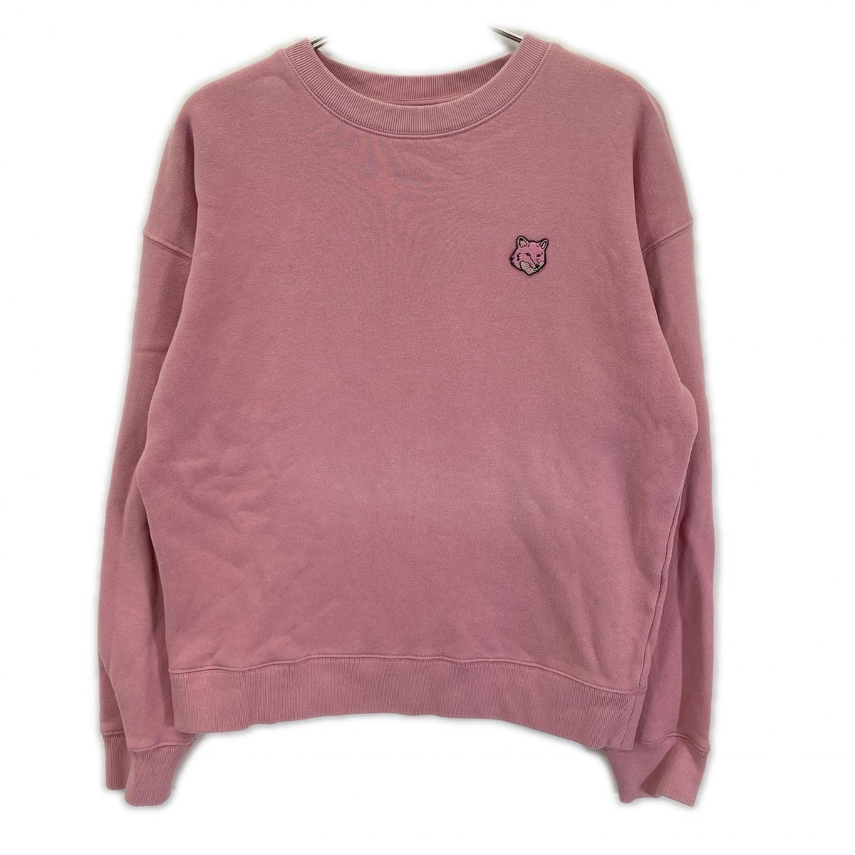 MAISON KITSUNE メゾンキツネ ピンク FOX HEAD PATCH トレーナー トップス