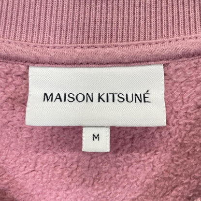 MAISON KITSUNE メゾンキツネ ピンク FOX HEAD PATCH トレーナー トップス