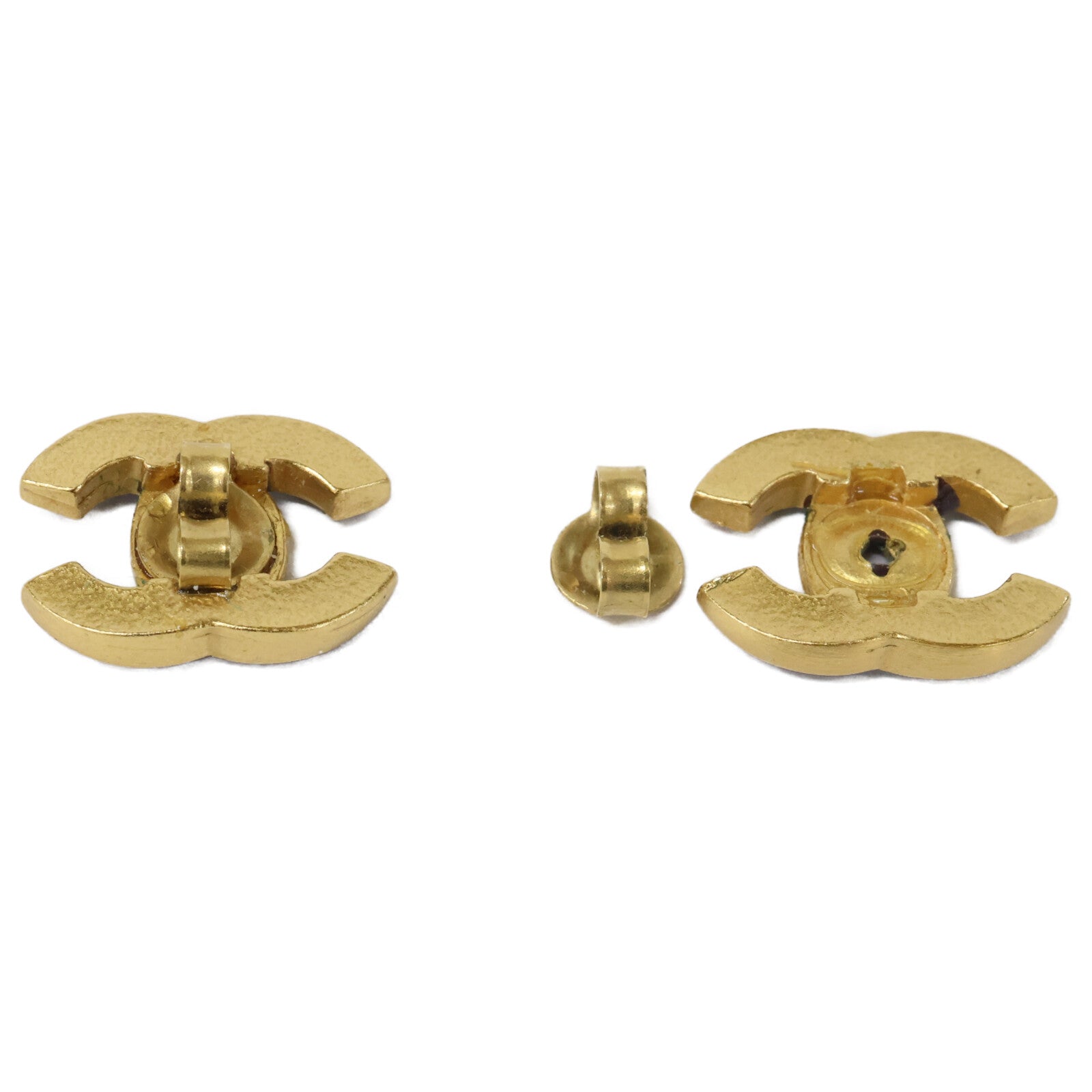 CHANEL Chanel 03P camellia CC earrings