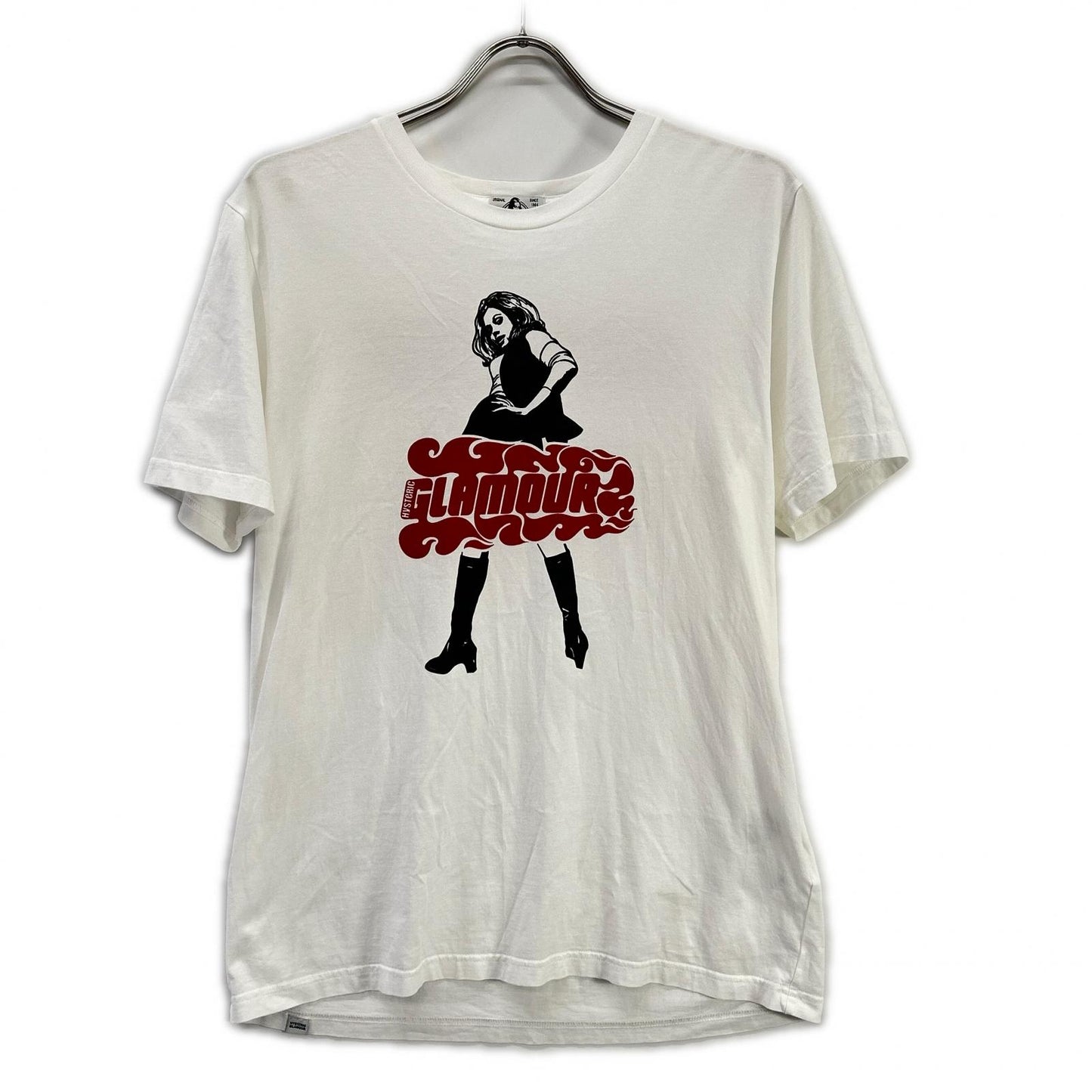 HYSTERIC GLAMOUR ヒステリックグラマー 02181CT12 ホワイト VIXEN GIRL Tシャツ トップス