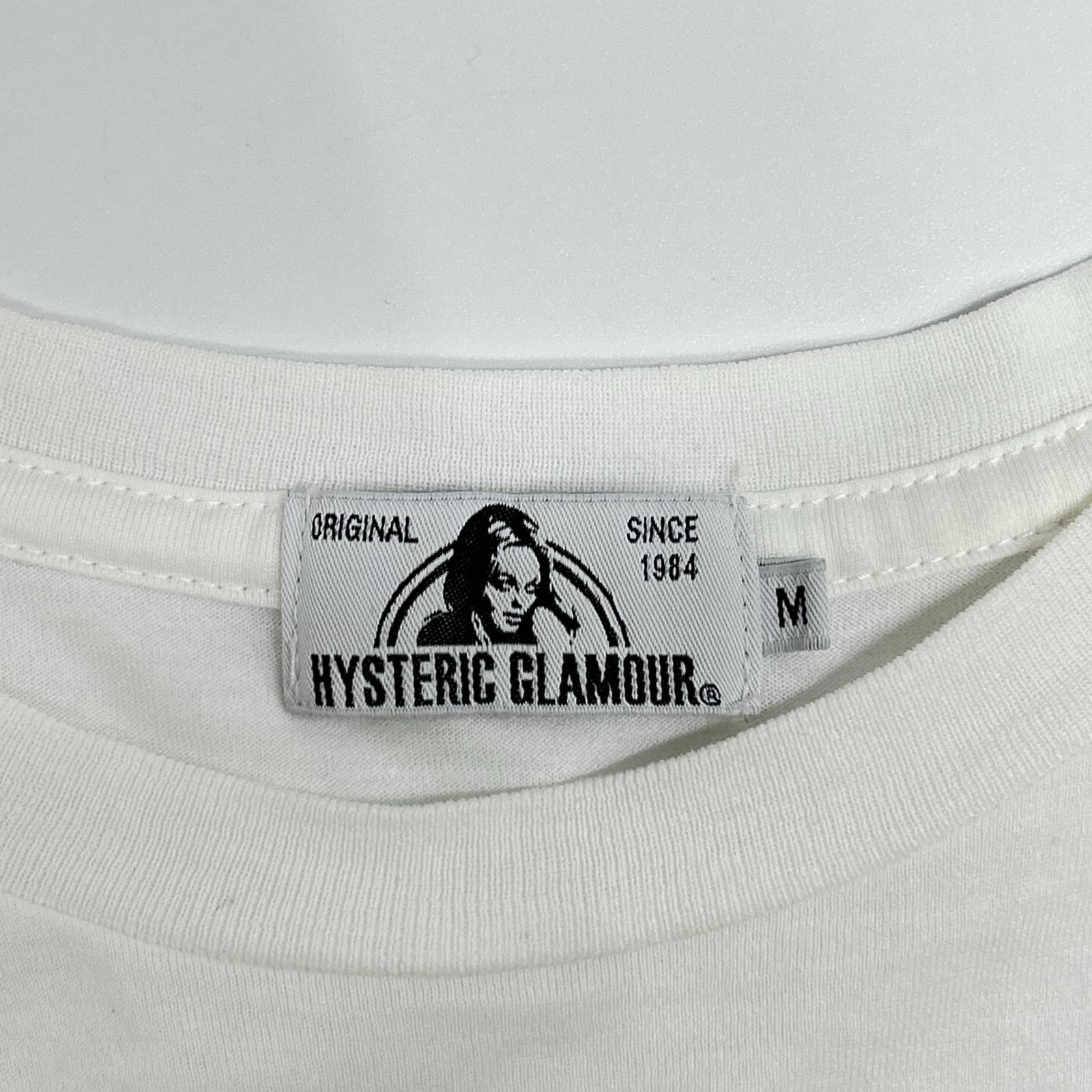 HYSTERIC GLAMOUR ヒステリックグラマー 02181CT12 ホワイト VIXEN GIRL Tシャツ トップス