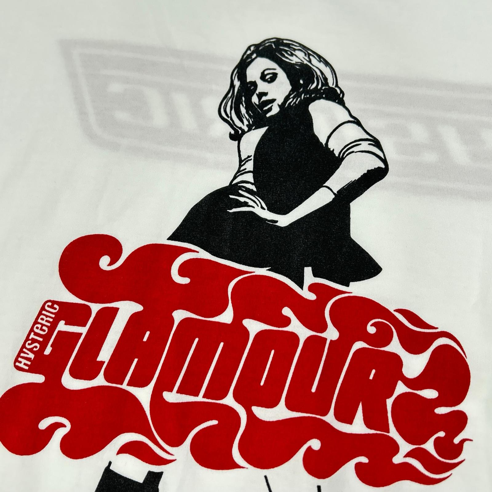 HYSTERIC GLAMOUR ヒステリックグラマー 02181CT12 ホワイト VIXEN GIRL Tシャツ トップス