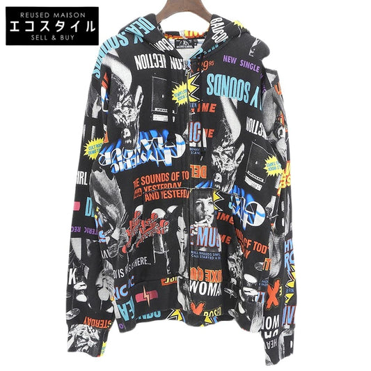 HYSTERIC GLAMOUR ヒステリックグラマー 総柄 コットン ジップアップパーカー トップス メンズ マルチカラー M トップス