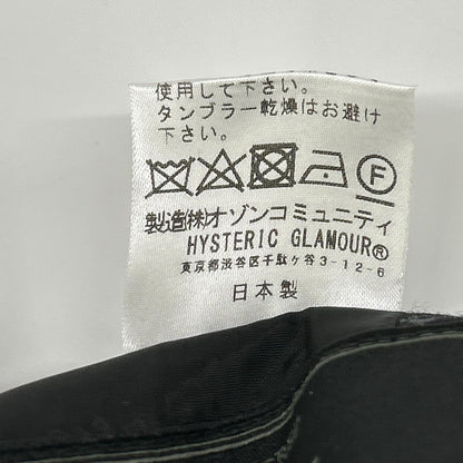 Thee Hysteric XXX ジィヒステリック トリプルエックス ブラック×グレー 総柄 ピークドラペルジャケット ジャケット