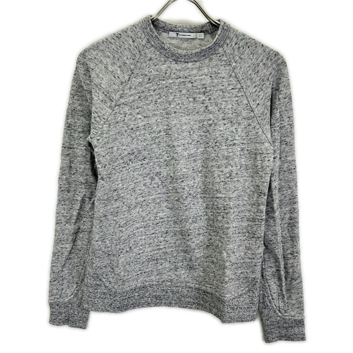T by ALEXANDER WANG ティーバイアレキサンダーワン グレー ラグランスリーブスウェットトップス トップス