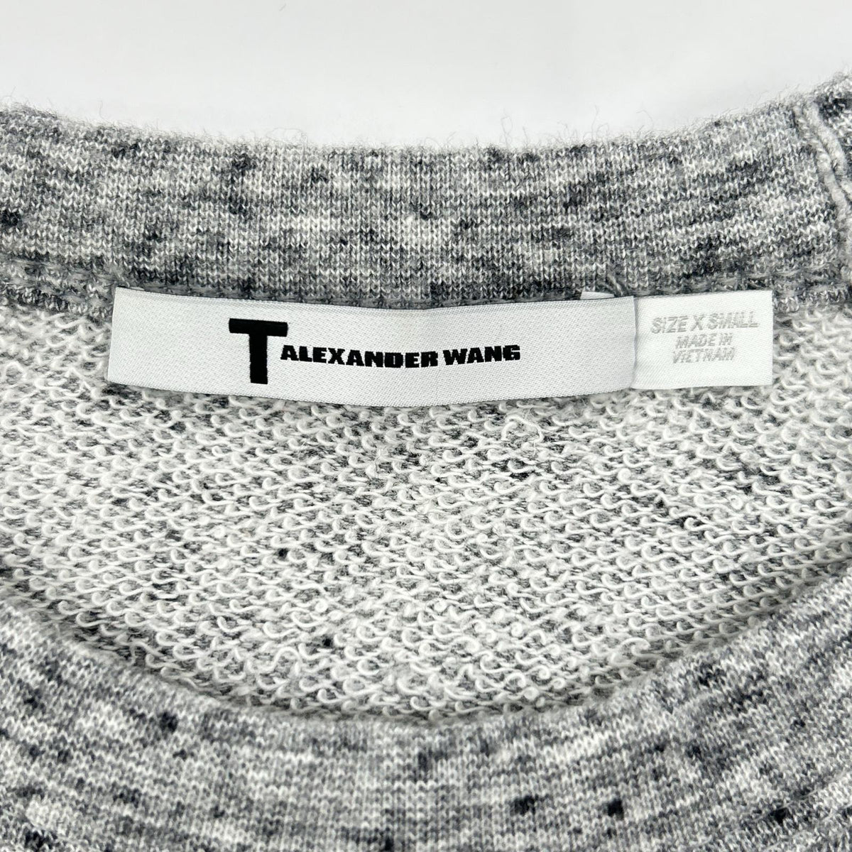 T by ALEXANDER WANG ティーバイアレキサンダーワン グレー ラグランスリーブスウェットトップス トップス