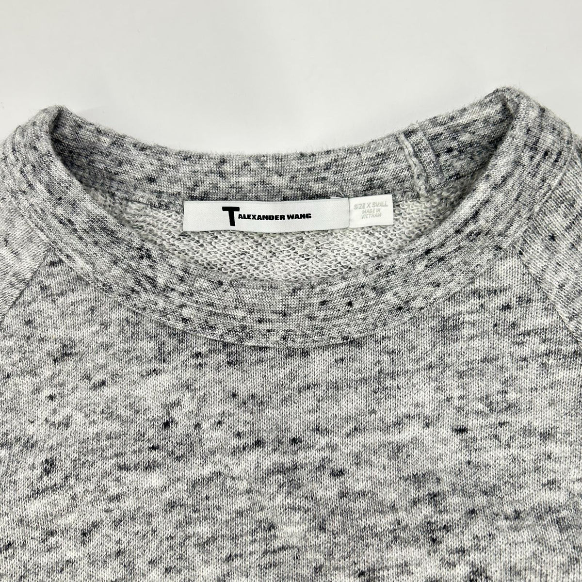 T by ALEXANDER WANG ティーバイアレキサンダーワン グレー ラグランスリーブスウェットトップス トップス