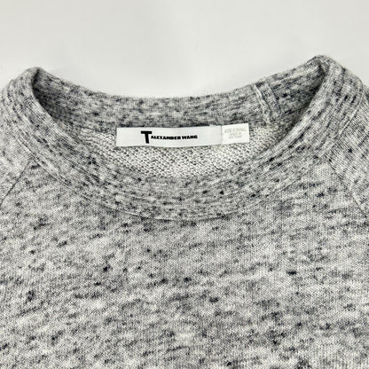 T by ALEXANDER WANG ティーバイアレキサンダーワン グレー ラグランスリーブスウェットトップス トップス