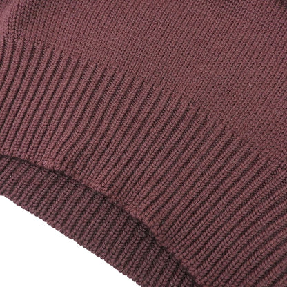POLObyRalphLauren ポロラルフローレン ミニポニー刺繍 ウール100% ニット トップス レディース ボルドー L トップス