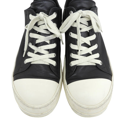 Rick Owens リックオウエンス レザー Concordians ローカットスニーカー シューズ メンズ 黒 ブラック 42 RU02E1891 シューズ
