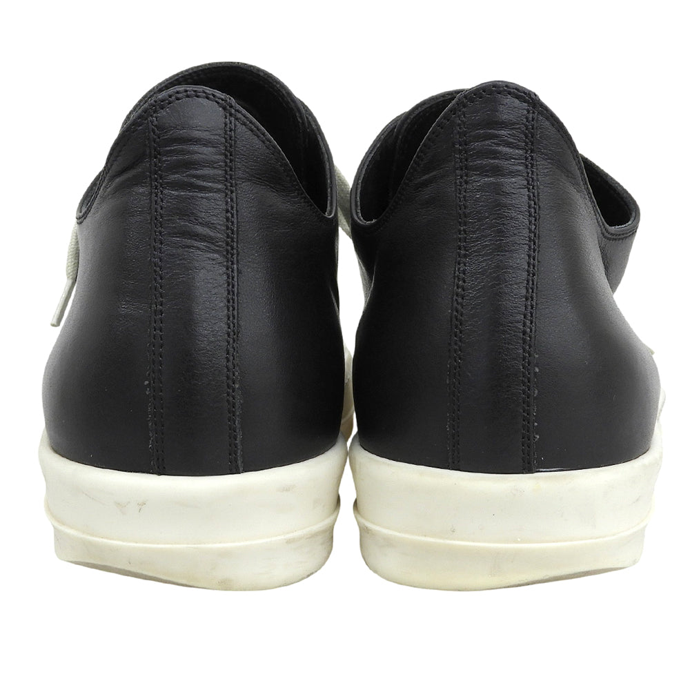 Rick Owens リックオウエンス レザー Concordians ローカットスニーカー シューズ メンズ 黒 ブラック 42 RU02E1891 シューズ