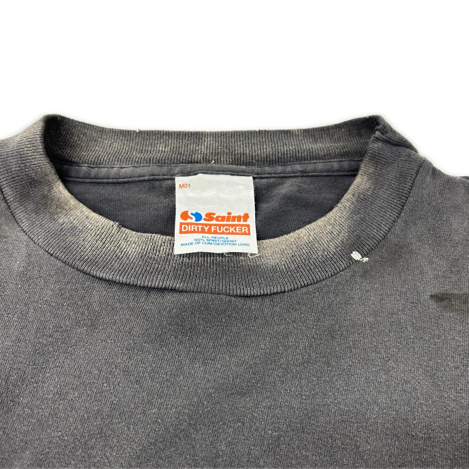 SAINT MICHAEL セントマイケル SM-MK8-0000-006 グレー 26SS SAINT 666 SS T-SHIRT トップス