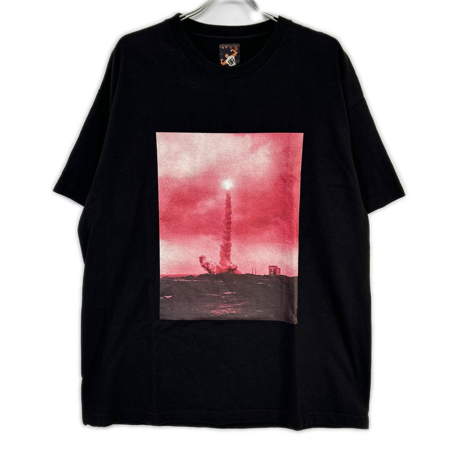 WACKO MARIA ワコマリア ブラック JIRO KONAMI プリント 半袖Tシャツ トップス