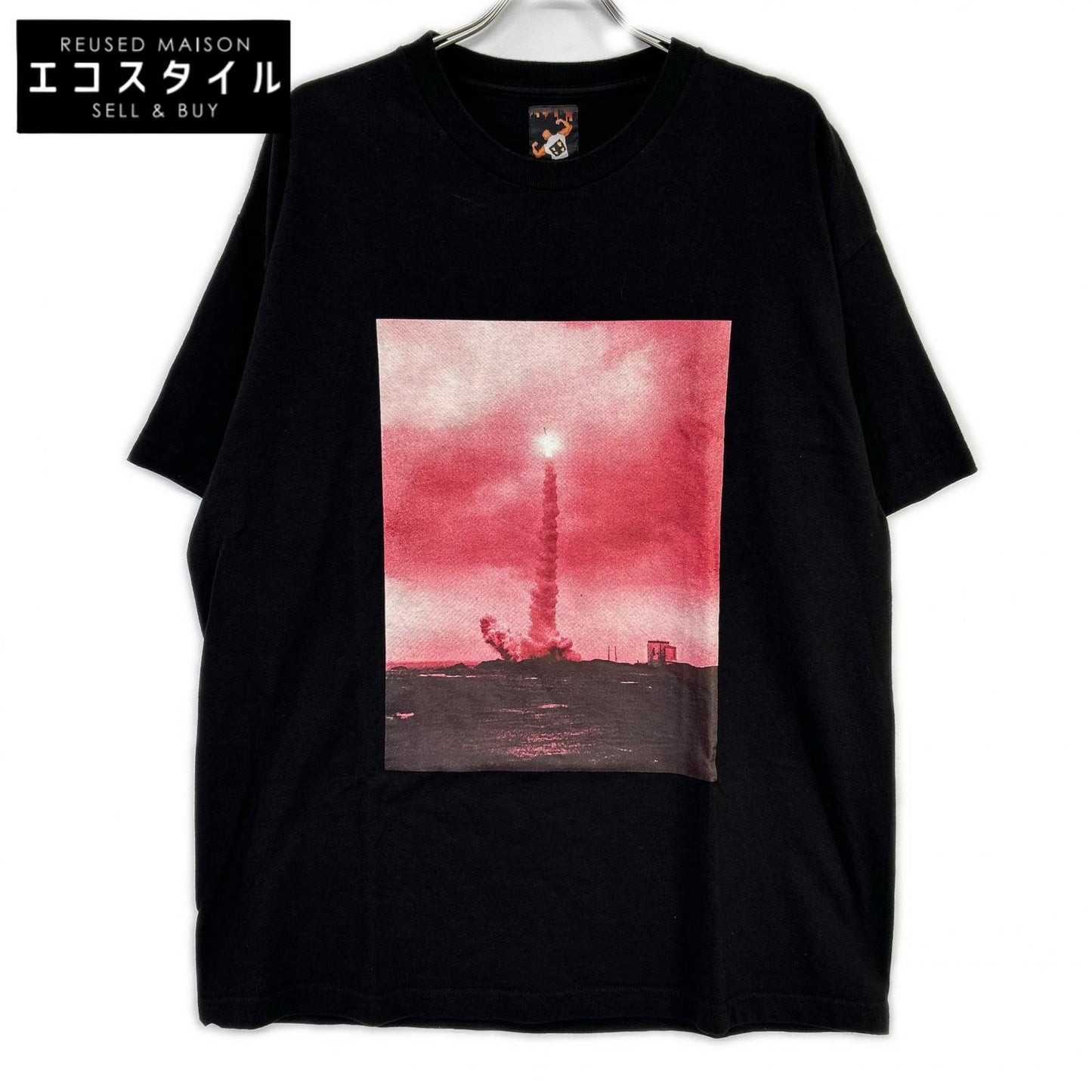 WACKO MARIA ワコマリア ブラック JIRO KONAMI プリント 半袖Tシャツ トップス