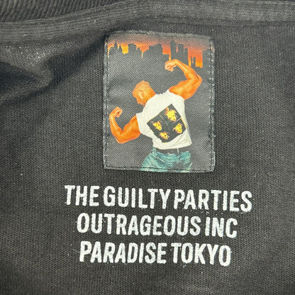 WACKO MARIA ワコマリア ブラック JIRO KONAMI プリント 半袖Tシャツ トップス
