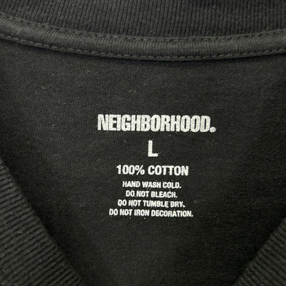 NEIGHBORHOOD ネイバーフッド ブラック NH.TEE プリント 半袖Tシャツ トップス
