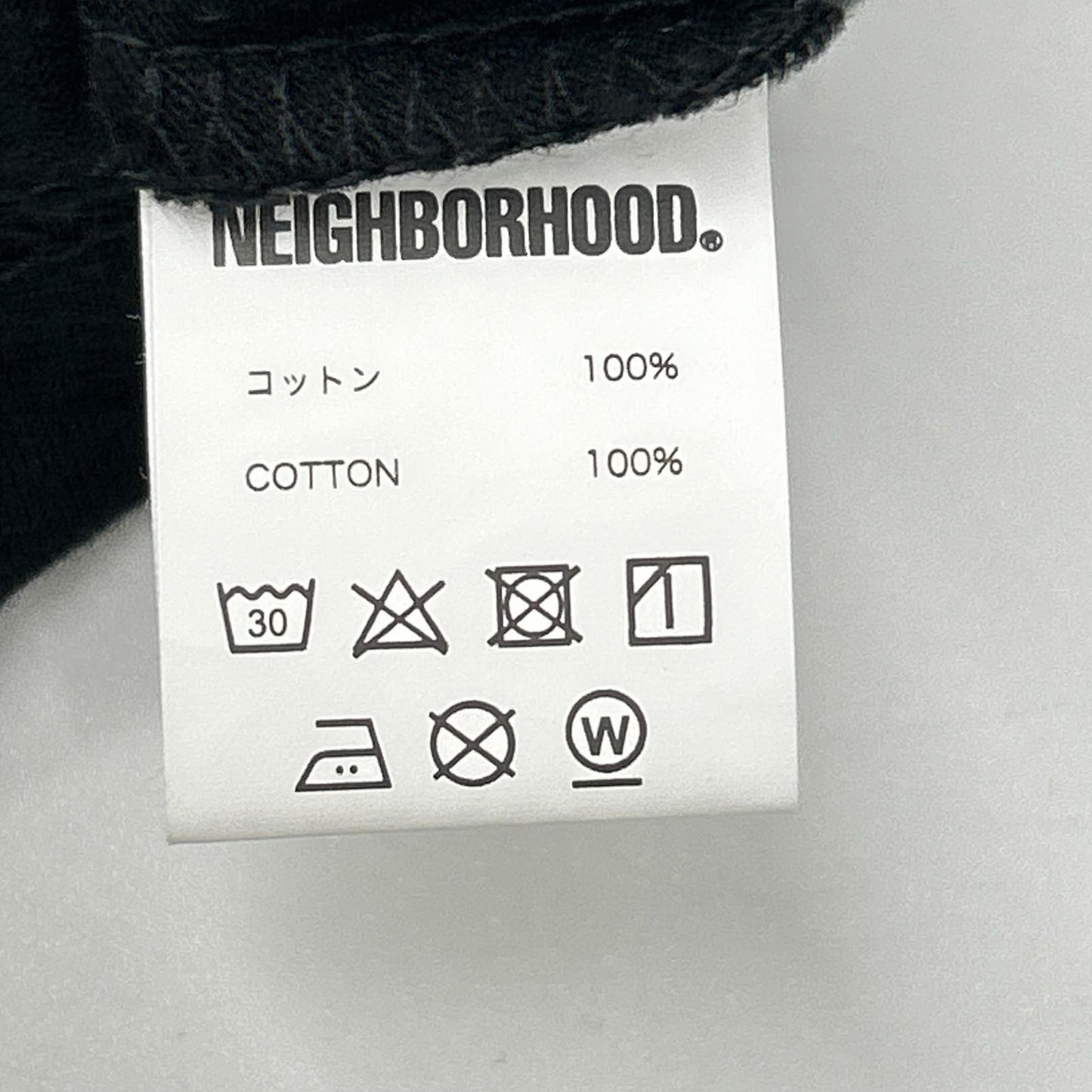 NEIGHBORHOOD ネイバーフッド ブラック NH.TEE プリント 半袖Tシャツ トップス
