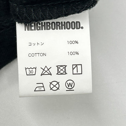 NEIGHBORHOOD ネイバーフッド ブラック NH.TEE プリント 半袖Tシャツ トップス